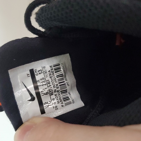 Kids Nike Air Foamposite Pro Hyper Crimson Size 7c Toddler Unisex Streetwear - Picture 10 of 11